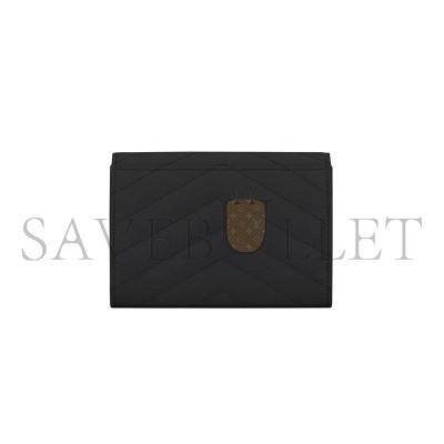 YSL CASSANDRE MATELASSÉ SMALL ENVELOPE WALLET IN GRAIN DE POUDRE LEATHER 414404BOW081000 (13.5*9.5*3cm)